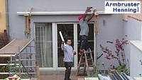 Montage der Firstschiene