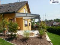 Glasdach mit Seitenelement Glasdach mit Seitenelement
