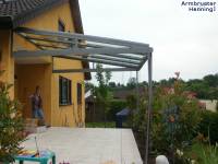 Vor dem einglasen der Terrassenüberdachung Vor dem einglasen der Terrassenüberdachung